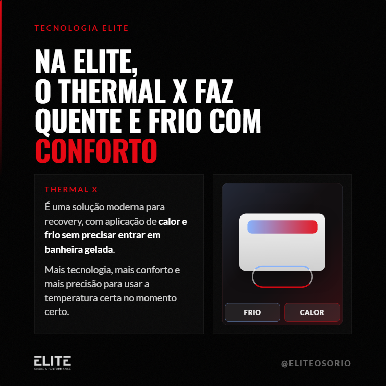 Slide da ELITE apresentando o Thermal X